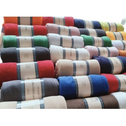 Fleece Throw 50x60 Solid Colours Ass't