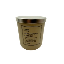 Jar Candle 12oz. Sandalwood & Neroli Real Living