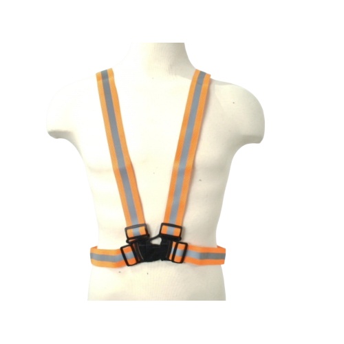 Hi Vis Safety Harness Sash One Size Elastic Waistband w/Quick Release Buckle Bedrok