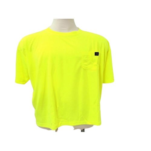 High Viz T-Shirt Yellow Large Antimicrobial Forcefield