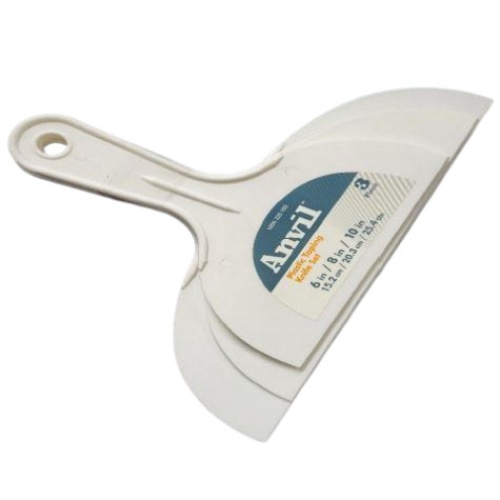 3Pc Taping Knife Set Plastic Anvil