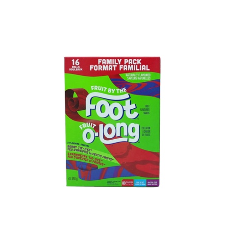 Fruit By The Foot 16 Rolls 2 Flavours 340g. Family Pack