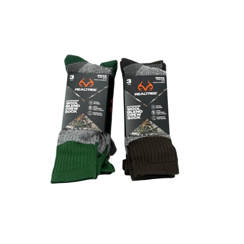 Crew Socks Assorted 3pk. Realtree