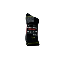 Work Socks 3pk. Size 10-13 Heavy Duty Cotton Mega