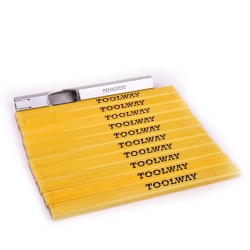 Carpenter Pencil Set Medium 11Pc w/ Holder Tooltech