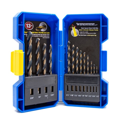 Drill Bit Set HSS 13Pc 1/16-5/16
