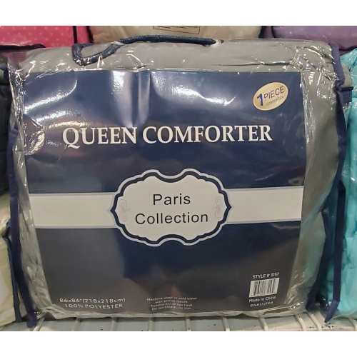Paris Collection Single Comforter Solid – Queen