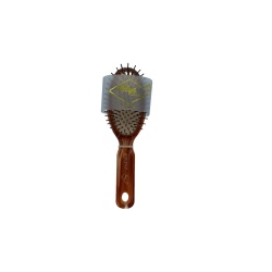 Hairbrush Brown Plastic Handle Euro Tech