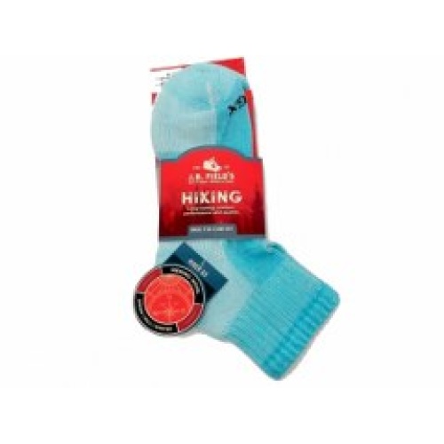 Hiking Socks Ladies Teal/Green Merino Wool J.b. Field's Made In Canada