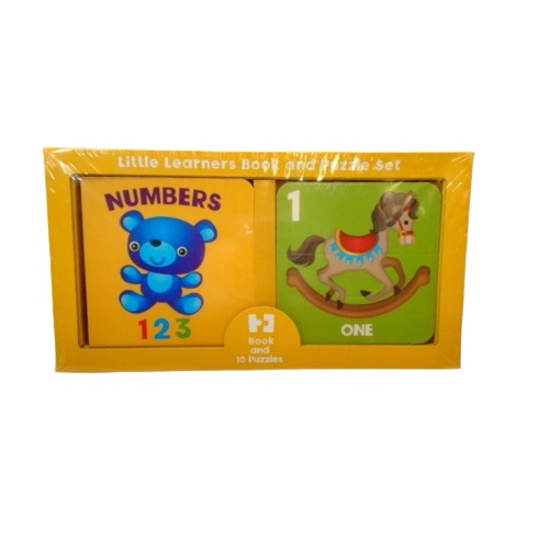 Little Learners Book & Puzzle Set Numbers 1 2 3
