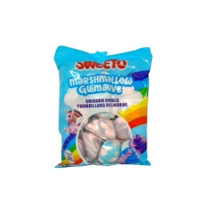 Sweeto Marshmallow Unicorn Swirls 100g.