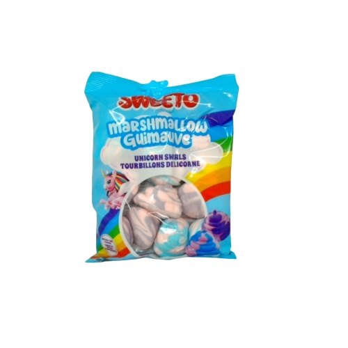 Sweeto Marshmallow Unicorn Swirls 100g.