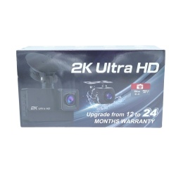 Dash Cam 2K Front & 1080P Rear Camera w/3 LCD Screen "