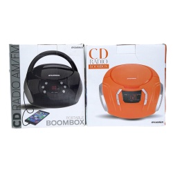 Portable CD Radio Boombox Assorted