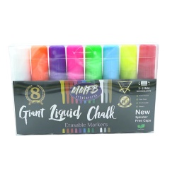 Giant Liquid Chalk Markers 8pk. Mmfb Arts & Crafts