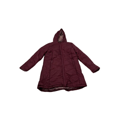 Ladies Long Lined Puffer Jacket Aubergine Sport Axis Assorted Sizes