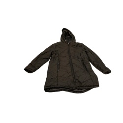 Ladies Long Lined Puffer Jacket Black Sport Axis Assorted Sizes