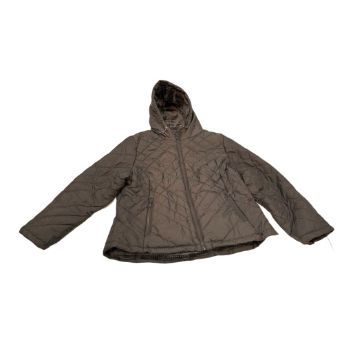 Ladies Short Lined Puffer Jacket Charcoal Sport Axis Assorted Sizes