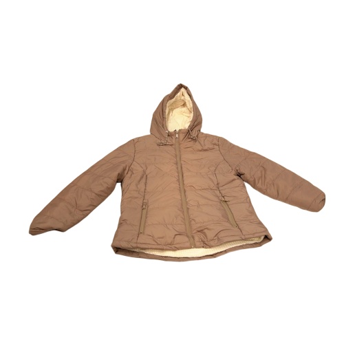 Ladies Short Lined Puffer Jacket Tan Sport Axis Assorted Sizes