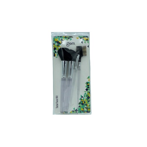 Cosmetic Brush Kit 4pk. Gem