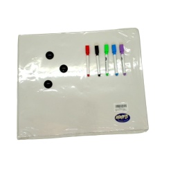 Magnetic White Board 17 x 14" w/Markers & Magnets"