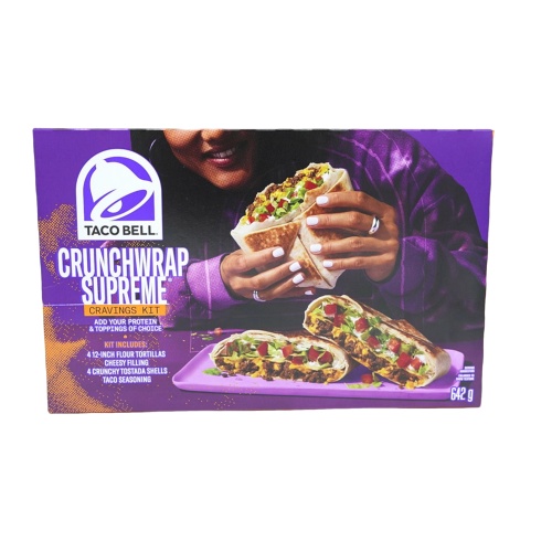 Taco Bell Crunchwrap Supreme Cravings Kit 642g.