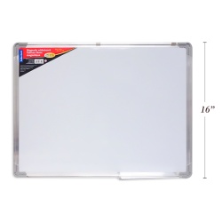 MAGNETIC WHITEBOARD HIGH QUALITY 60X45CM 24X18 WITH TRAY FLIP ,ALUMINIUM BORDER, DOUBLE SIDED"