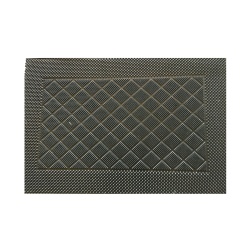 Rubber pin mat, diamond pattern 15.75 x 23.6 inch