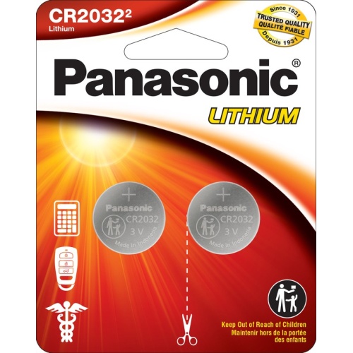 Panasonic Cr2032 2pk Lithium Battery