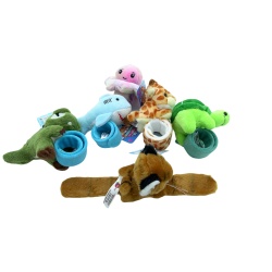 Animal Snap Plush Bracelet Assorted