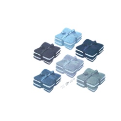 Facecloths Pack Of 6 Solid Popcorn Texture Assorted Colours