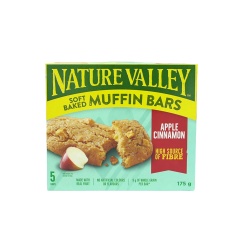 Soft Baked Muffin Bars Apple Cinnamon 5 Bars 175g. Nature Valley