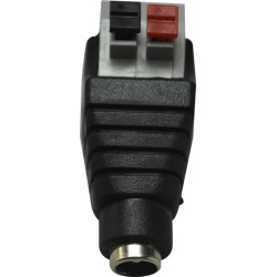 DC jack 2.1mm with push button terminal