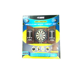 Bristle Dartboard Cabinet Set Official 18 X 1.5" Size Wellington (endcap)"