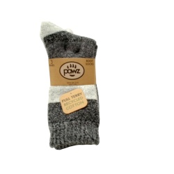 Socks Boot Bear Pawz 3pk. Size 5-10(endcap)