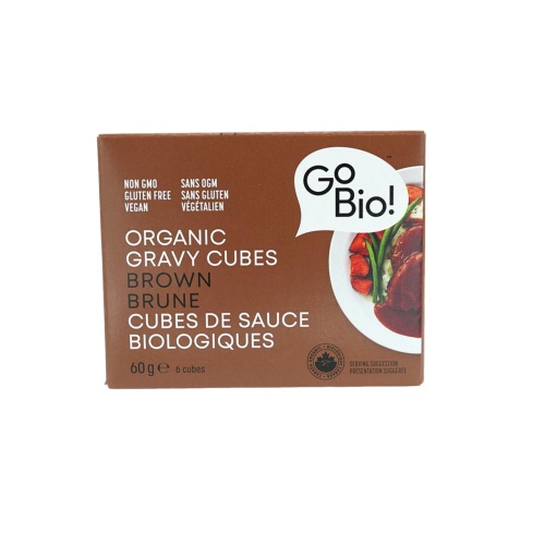 Organic Gravy Cubes Brown 60g. 6 Cubes Go Bio!