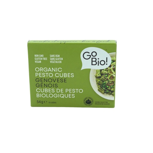Organic Pesto Cubes Genovese 54g. 6 Cubes Go Bio!