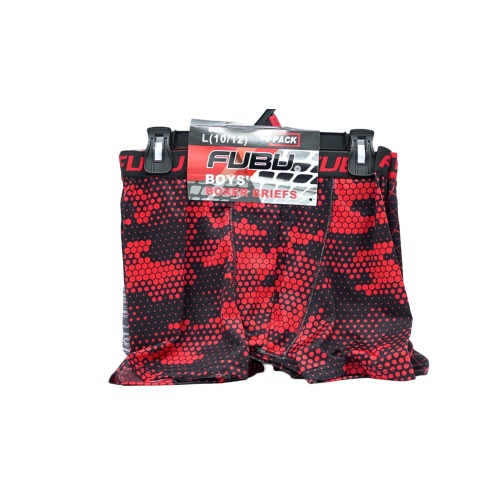 Boy's Boxer Briefs 4pk. Red Fubu