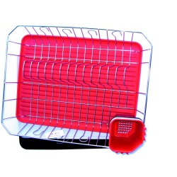 Dishrack Assorted black,white and red