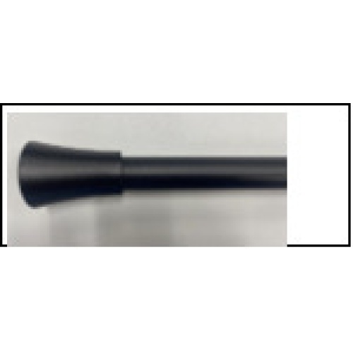 curtain rod Black extendable triangle solid