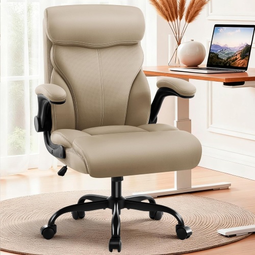 Office Chair Khaki Ergonomic High Back