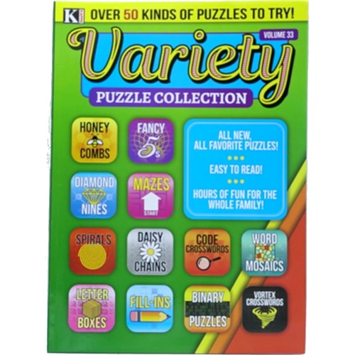 Variety Puzzle Collection Activity Book