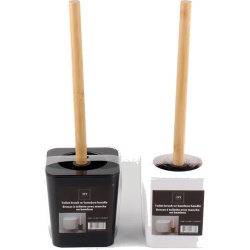 Toilet Brush w/ Bamboo Handle Ass't Colours ITY