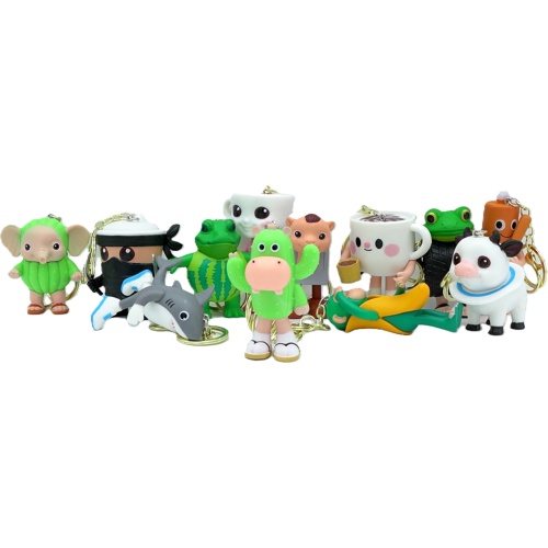 Italian Brainrot Figurine Keychain Assorted