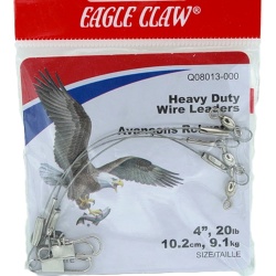 Heavy Duty Wire Leaders 4 20lb. 3pk. Eagle Claw"
