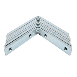 Corner Brace 3-1/2 10 Pack Straight Corners"