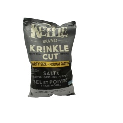 Kettle Brand Krinkle Cut Chips Salt & Fresh Ground Pepper 368g.