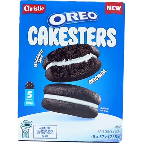 Oreo Cakesters Original 5 Packs x 2 Snack Cakes 285g.