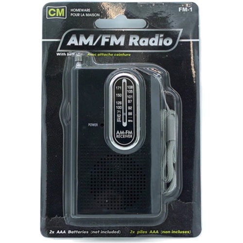 Pocket AM/FM Radio CM Homeware