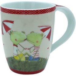 Mug Frog Couple Ceramic